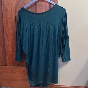 Market & Spruce Dark Green Tunic Top